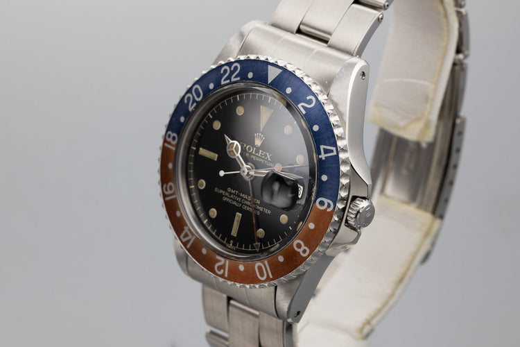 1961 Rolex GMT-Master 1675 with Gilt Chapter Ring Exclamation Dial