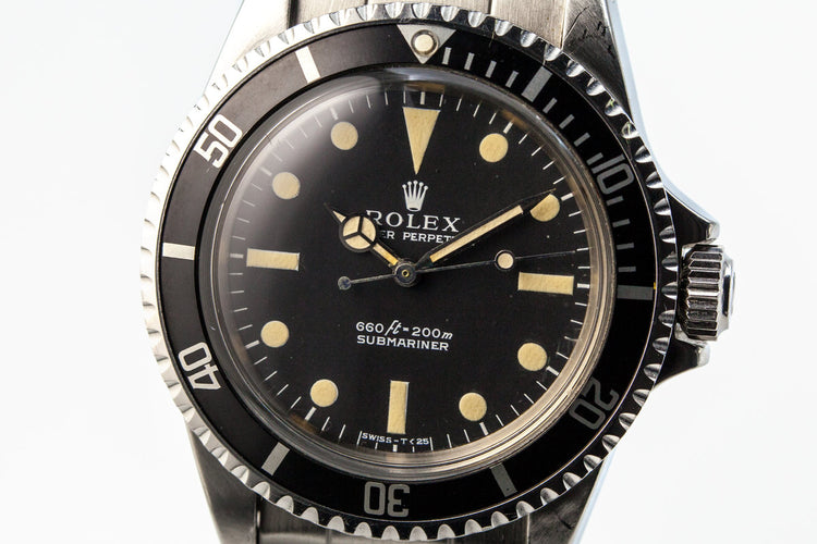 1970 Rolex Submariner 5513 Serif Dial