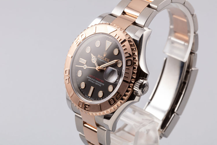 2020 Everose Rolesor Rolex Yacht Master 126621 Box & Card