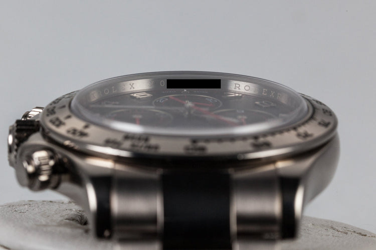 2006 Rolex Daytona 18K White Gold 116509 Black Dial with Box and Papers