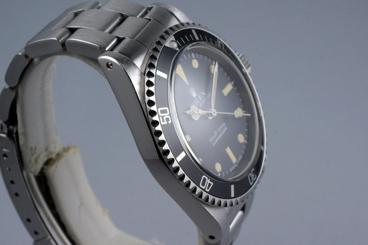 1970 Rolex Submariner 5513 Serif Dial