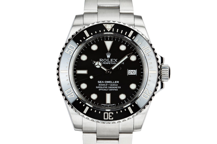 2015 Rolex Ceramic Sea-Dweller 116600 with Box and Papers