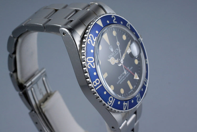 1978 Rolex GMT 1675 Blueberry
