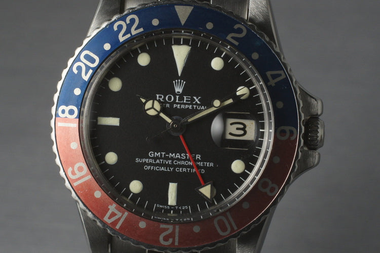 1967 Rolex GMT 1675 Mark I Dial