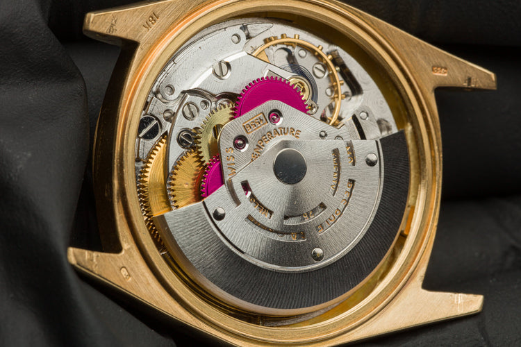 1971 18K YG Vintage Rolex Day-Date 1803 with Champagne Linen Dial