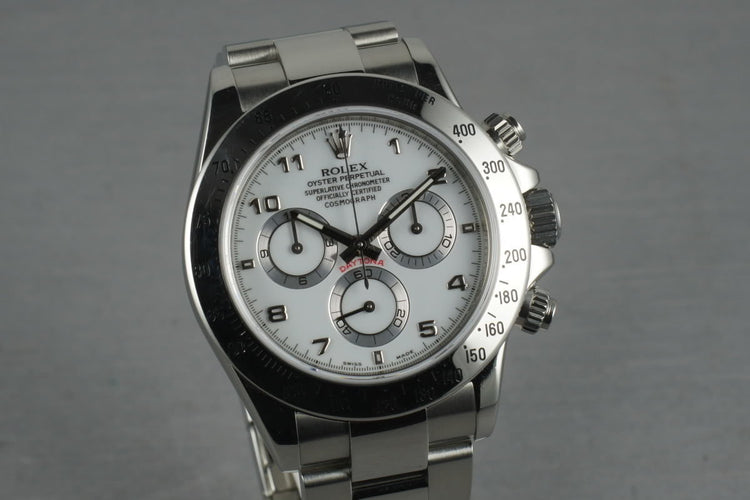 Rolex SS Daytona 116520 with Arabic Sports Dial
