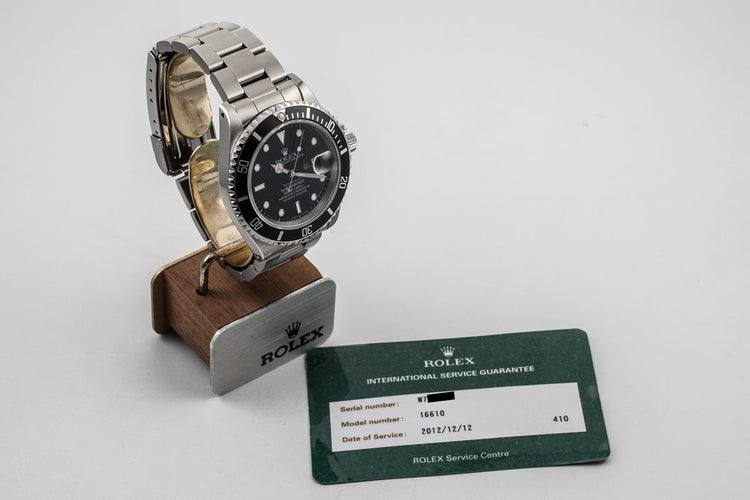 1995 Rolex Submariner 16610 "Tiffany & Co." Dial
