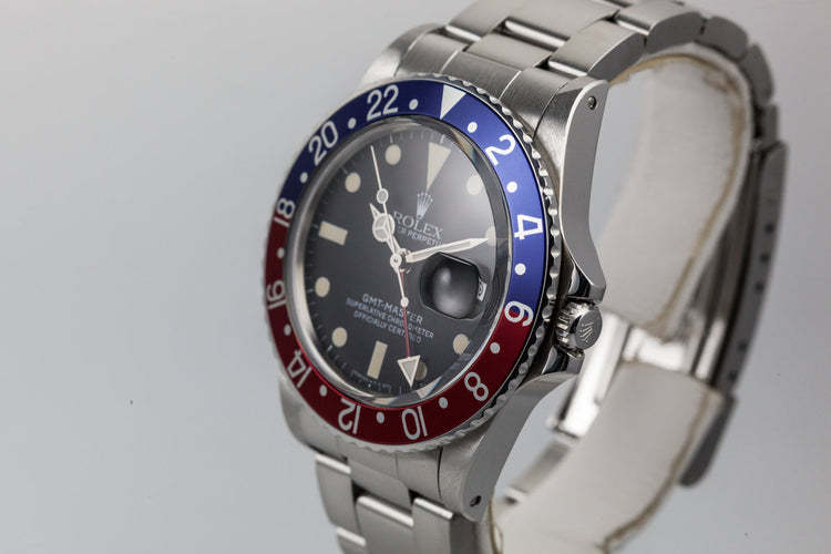 1983 Rolex GMT-Master 16750 Matte Dial with Rolex Service Papers