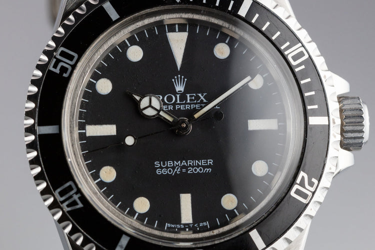 1983 Rolex Submariner 5513 with Mark V Maxi Dial