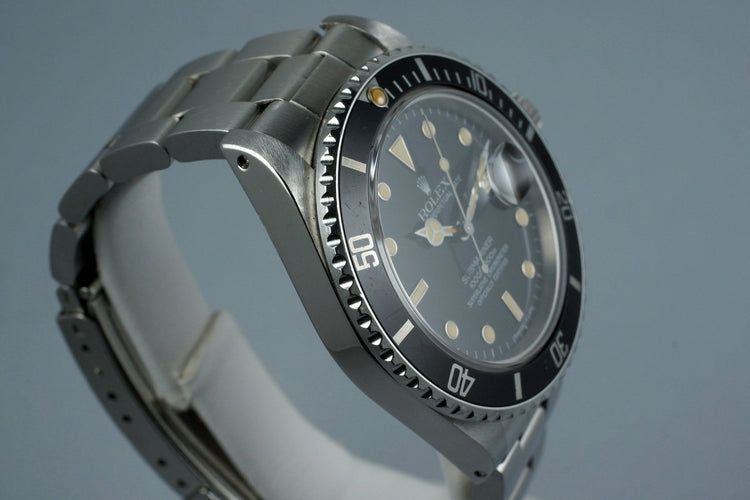 1985 Rolex Submariner 16800