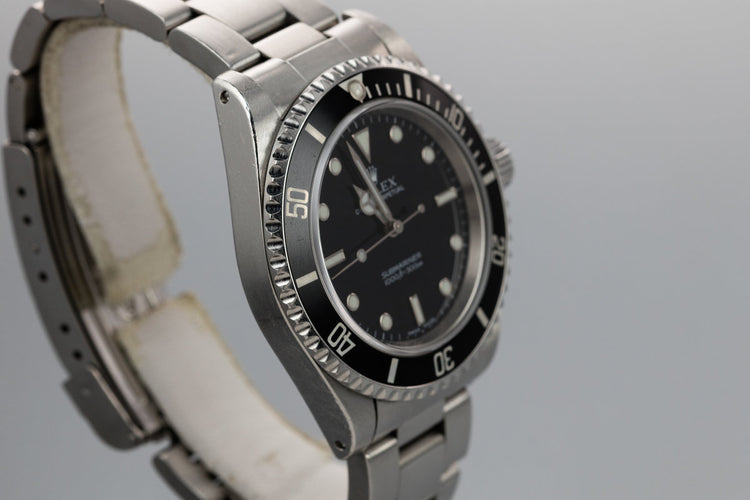 2000 Rolex Submariner 14060M with Box and Papers