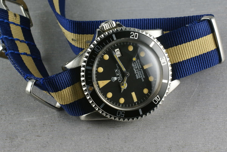 Rolex Sea Dweller Ref 1665 with creamy luminous