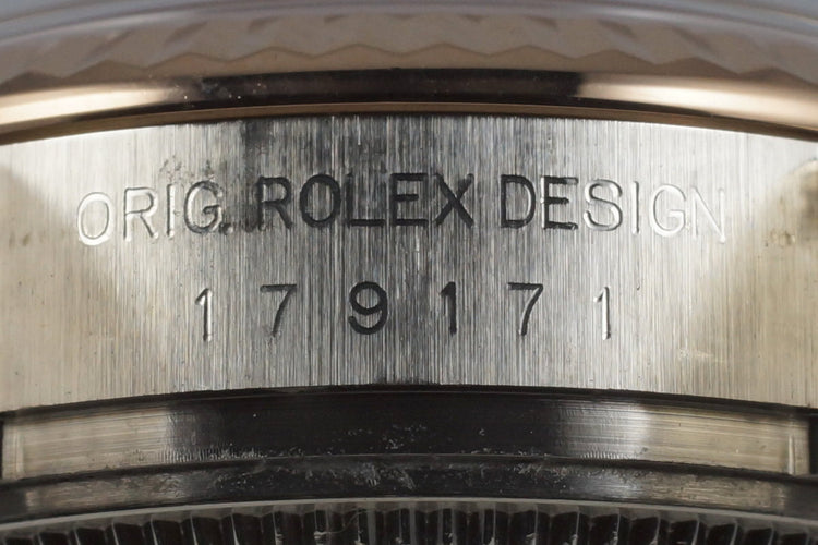 2009 Rolex Ladies Two Tone DateJust 179171 Factory Diamond Rose Dial with Papers