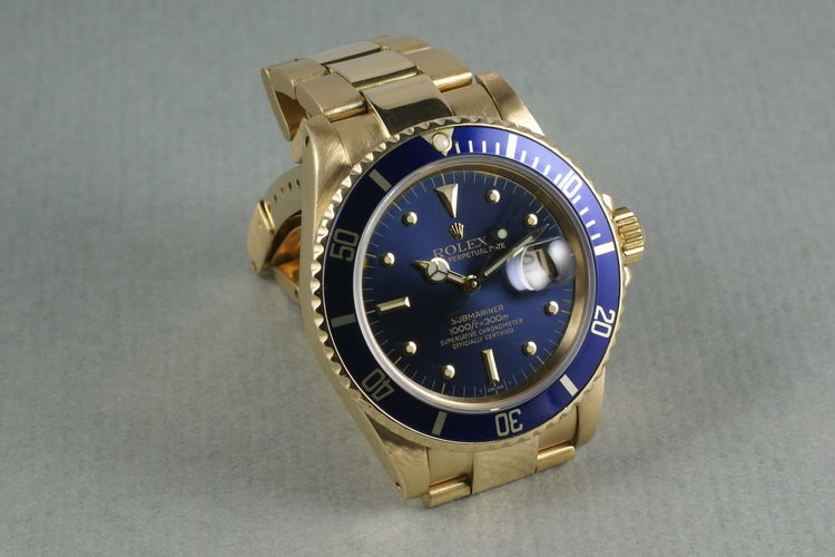 Rolex 18K Submariner Color Change Nipple Dial