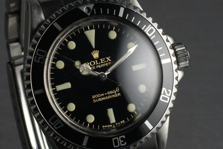 1964 Rolex Submariner 5513 with Glossy Gilt Dial