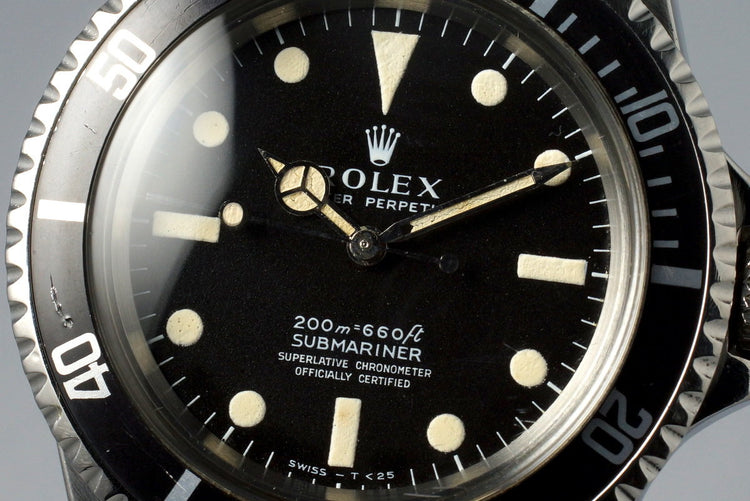 1967 Rolex Submariner 5512 Meters First