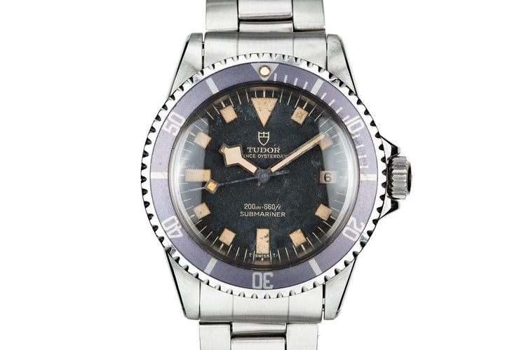 1974 Tudor Snowflake Submariner 9411/0 "Stone" Dial with Lavender Bezel Insert