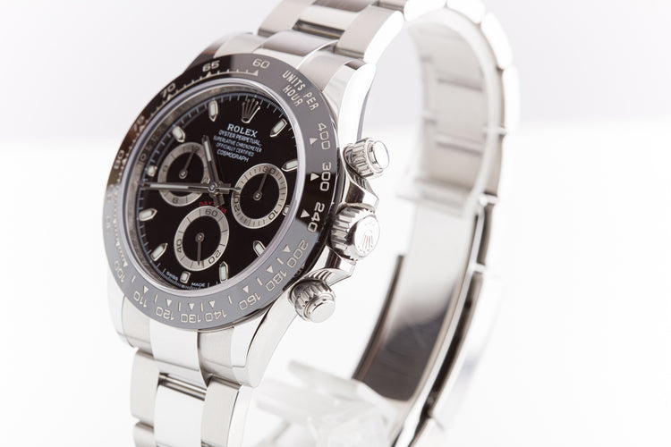 2020 Rolex Daytona Chronograph 116500LN Black Dial with Box & Card