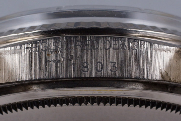1978 Rolex WG Day-Date 1803 Silver Dial