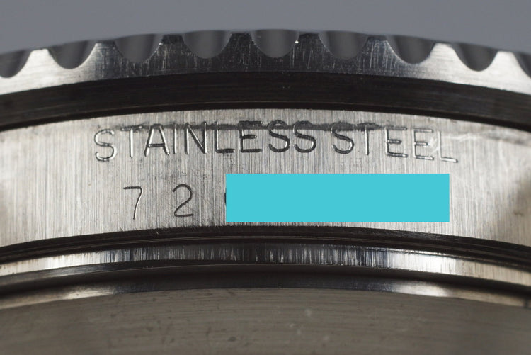 1981 Rolex Submariner 16800 RSC Papers