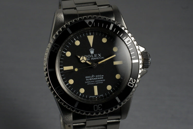 1962 Rolex Submariner 5512 PCG with Service Papers