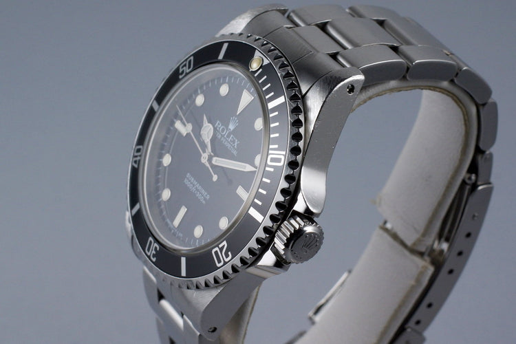 1996 Rolex Submariner 14060 with Box and Papers