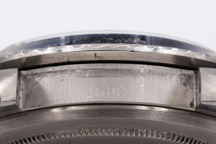 1969 Rolex Red Submariner 1680 Tropical BROWN Mark II Meters First Dial