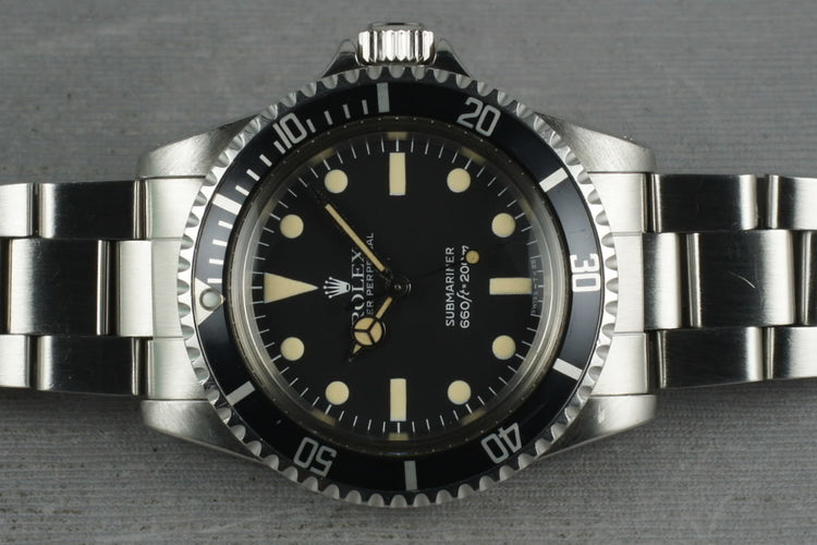 1982 Rolex Submariner 5513 with Maxi Mark 4 dial