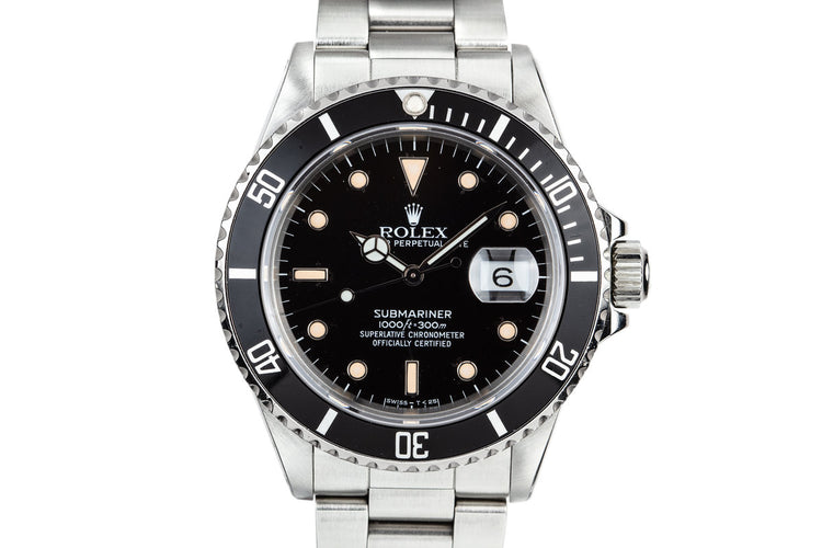 1986 Rolex Submariner 16800