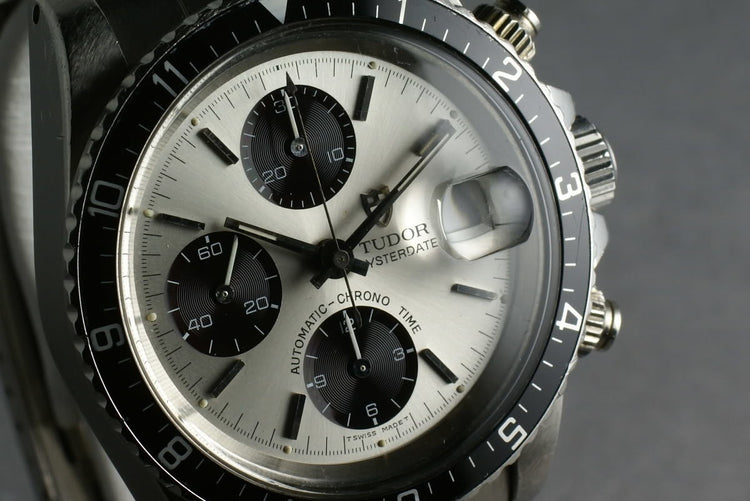 Tudor Chronograph Big Block 79170 with sub dial starting to turn chocolate