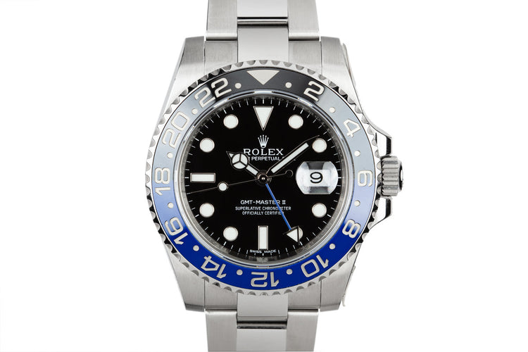2015 Rolex Gmt-Master II 116710BLNR "Batman" with Box and Papers