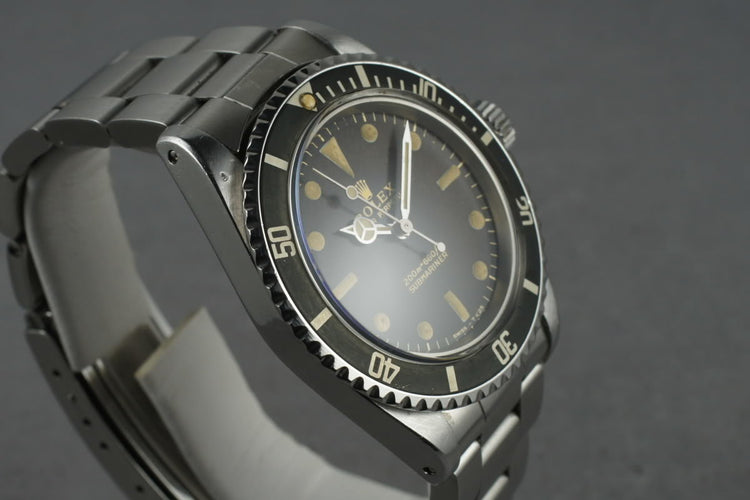 1966 Rolex Submariner 5513 with Gilt Tropical Brown Dial