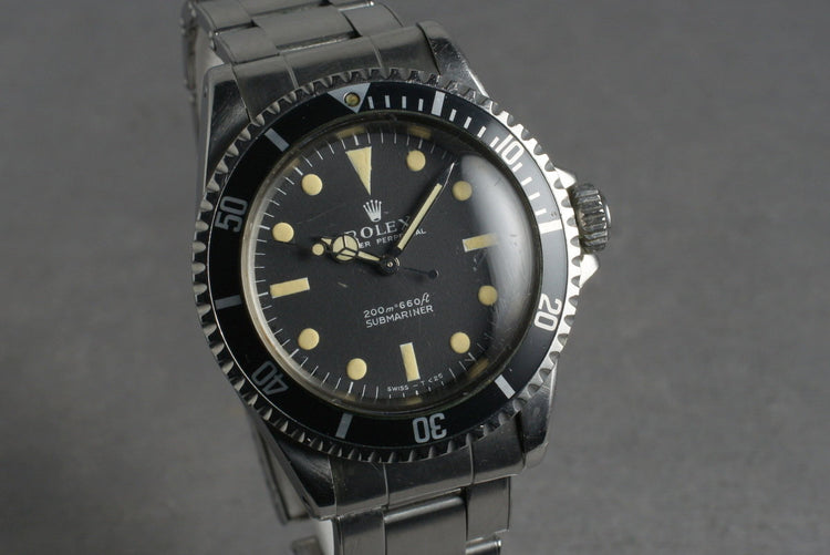 1967 Rolex Submariner 5513 meters first with 7206 band