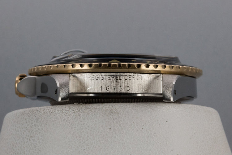 1979 Rolex Two-Tone GMT-Master 16753 Black Nipple Dial