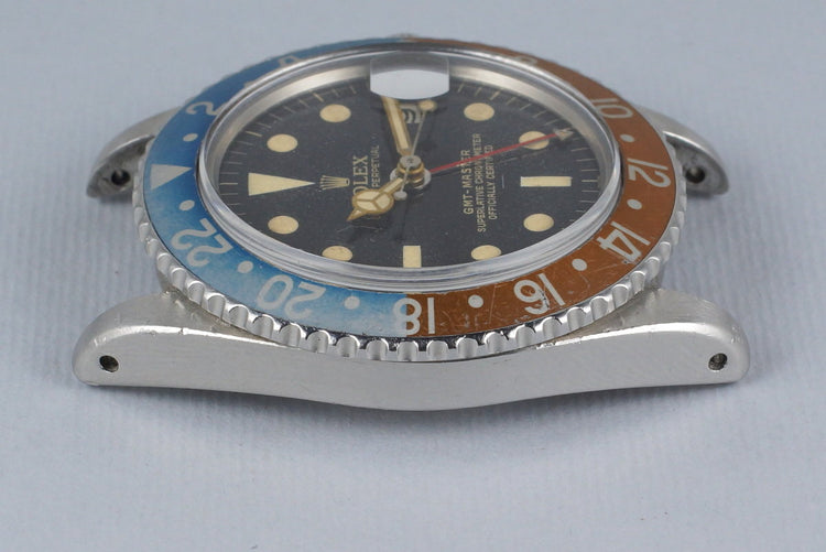 1963 Rolex GMT 1675 PCG Gilt Underline Dial