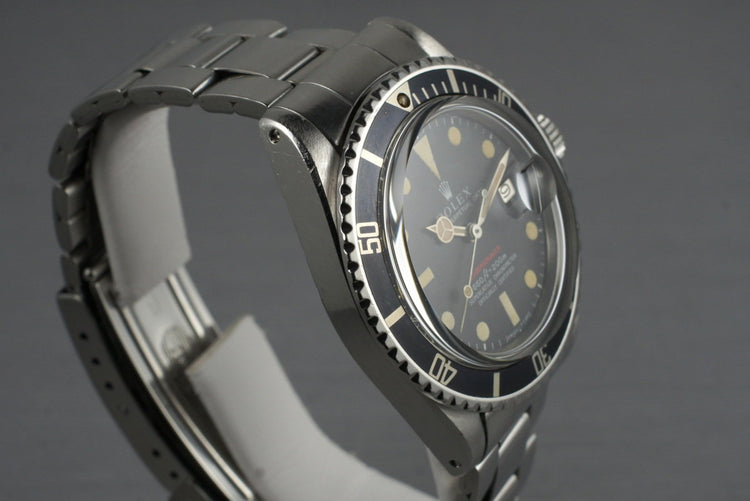 1970 Rolex Red Submariner 1680 Mark VI