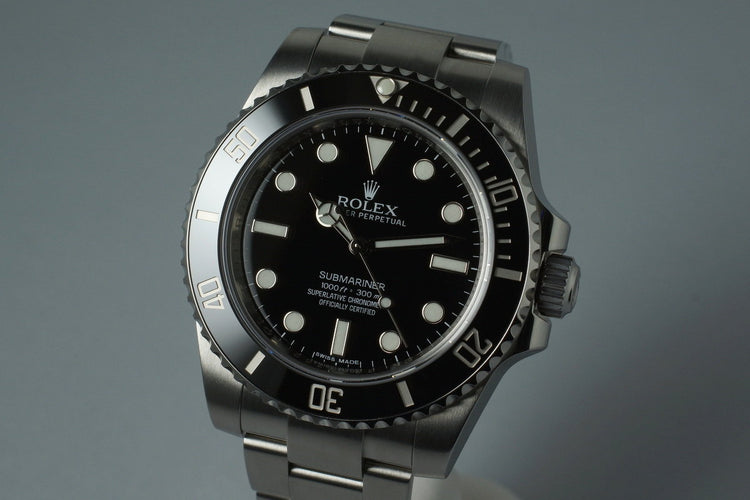 2010 Rolex Submariner 114060 with Box and Papers