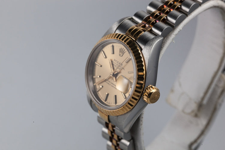 1995 Rolex Ladies Two Tone DateJust 69173 with Box and Papers