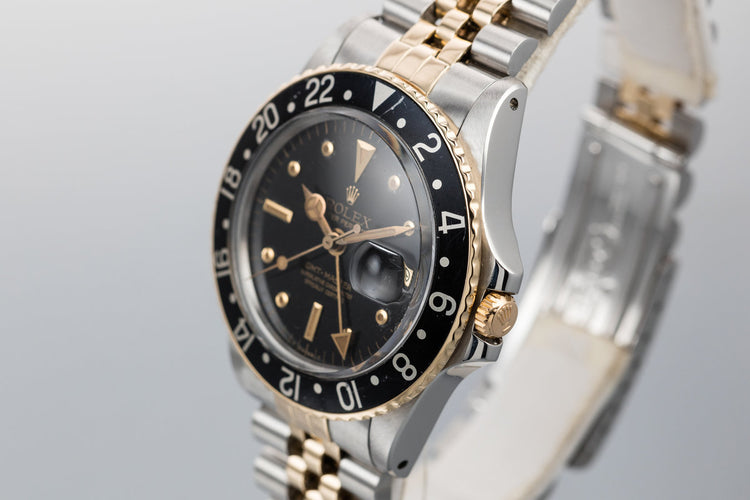 1978 Rolex Two Tone GMT-Master 1675 with Black Nipple Dial