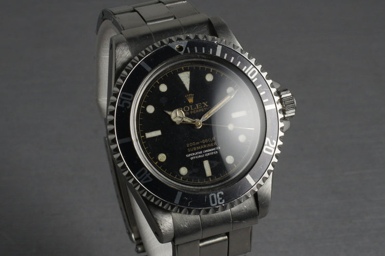 Rolex Submariner 5512 PCG with 4 line chapter ring dial