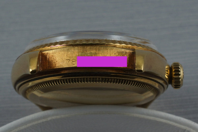 1962 Rolex YG Day-Date 1803 with Swiss Only Claw Dial