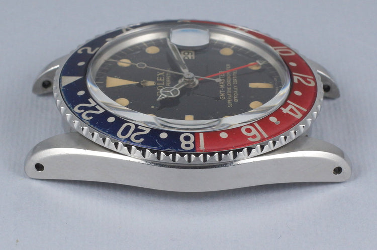 1966 Rolex GMT 1675 Glossy Gilt Dial