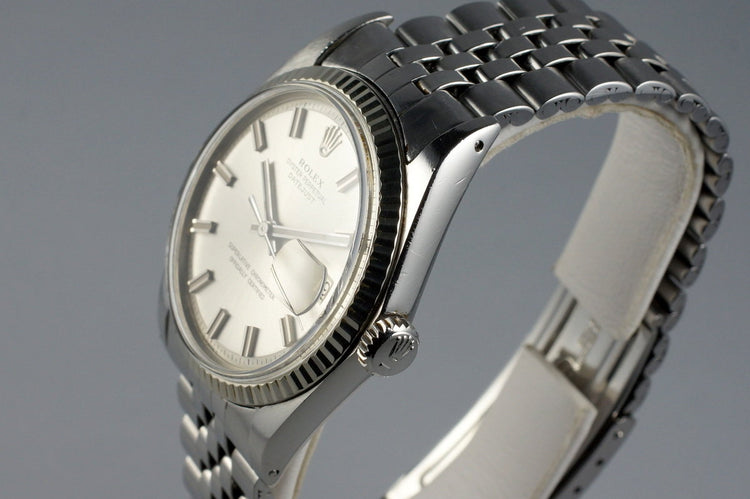 1968 Rolex DateJust 1601 Silver ‘Wide Boy’ Dial