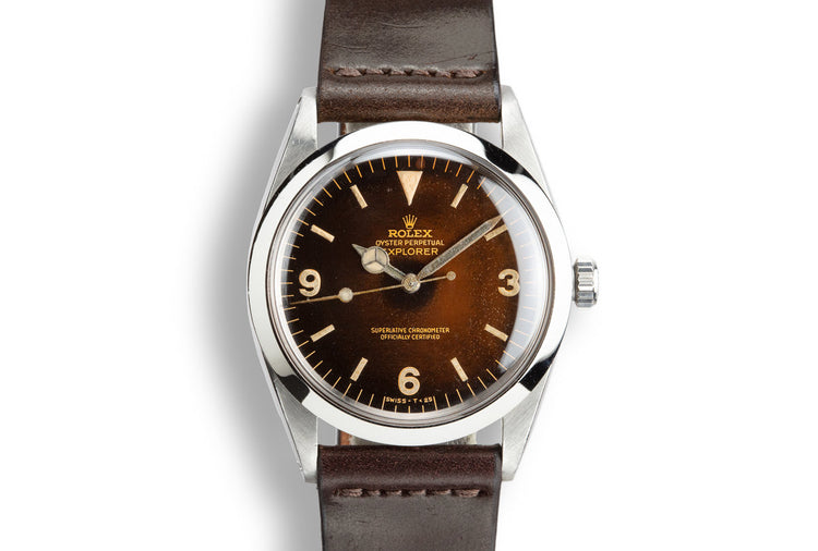 1965 Rolex Explorer 1016 with Tropical Gilt Dial