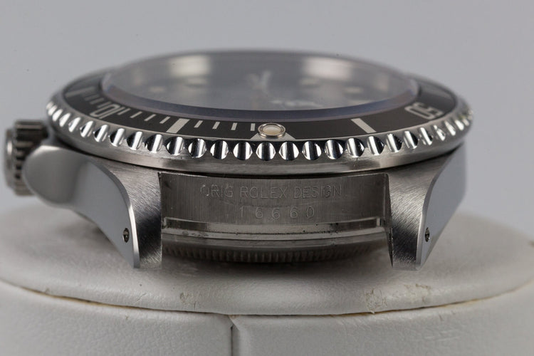 1984 Rolex Sea Dweller 16660 with Box and Papers