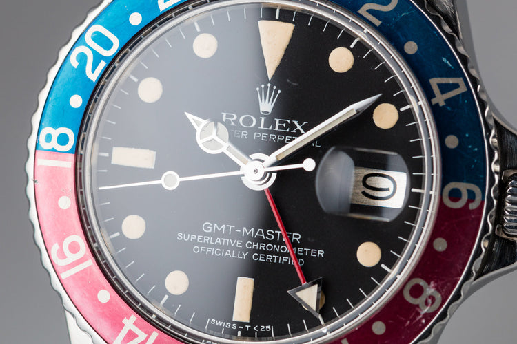 1977 Rolex GMT-Master 1675 with "Pepsi" Bezel Insert