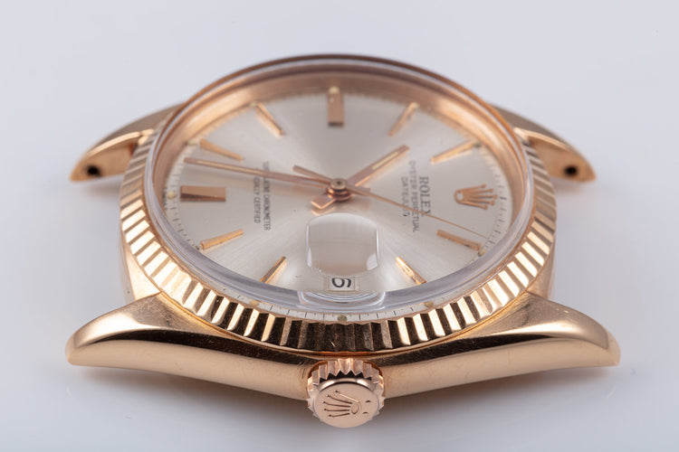 1966 Vintage Rolex 18K Rose Gold DateJust 1601