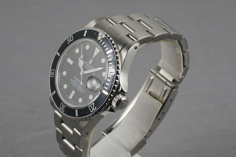 Rolex Submariner 16800 Matte Dial