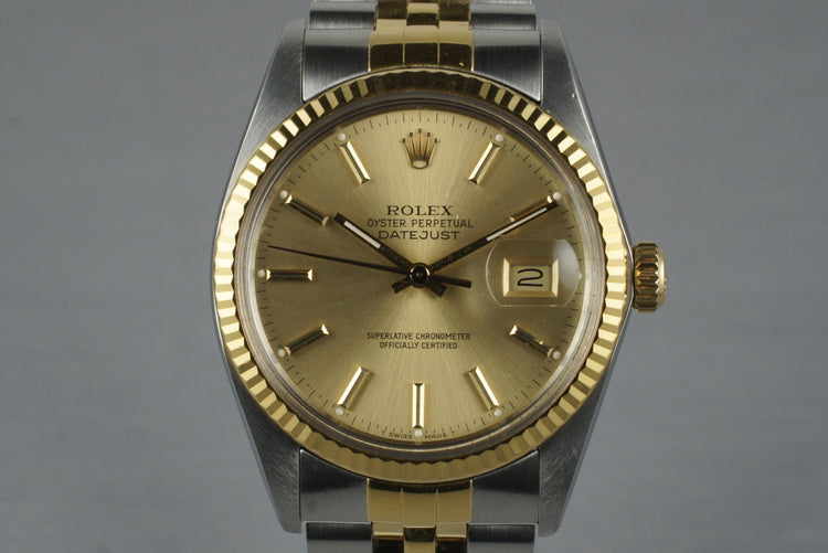 1986 Rolex Two Tone DateJust 16013