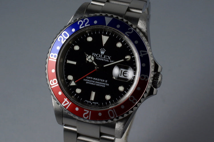 2000 Rolex GMT Master II 16710 with Box